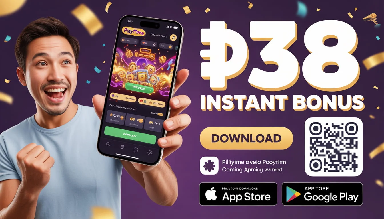 Download Playtime Gaming app now for Android and iOS with instant bonuses