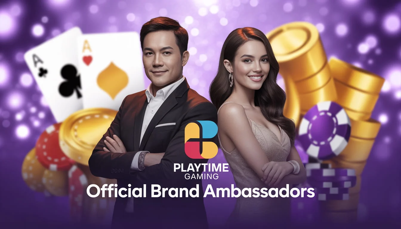 Playtime Gaming endorsed by Vic Sotto and Heaven Peralejo Philippine celebrities