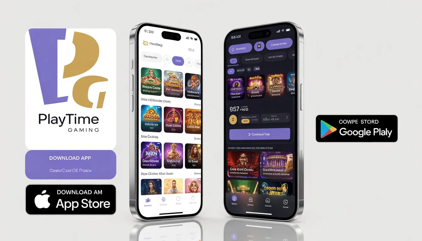 Playtime Gaming mobile app for Android and iOS with casino games and GCash integration