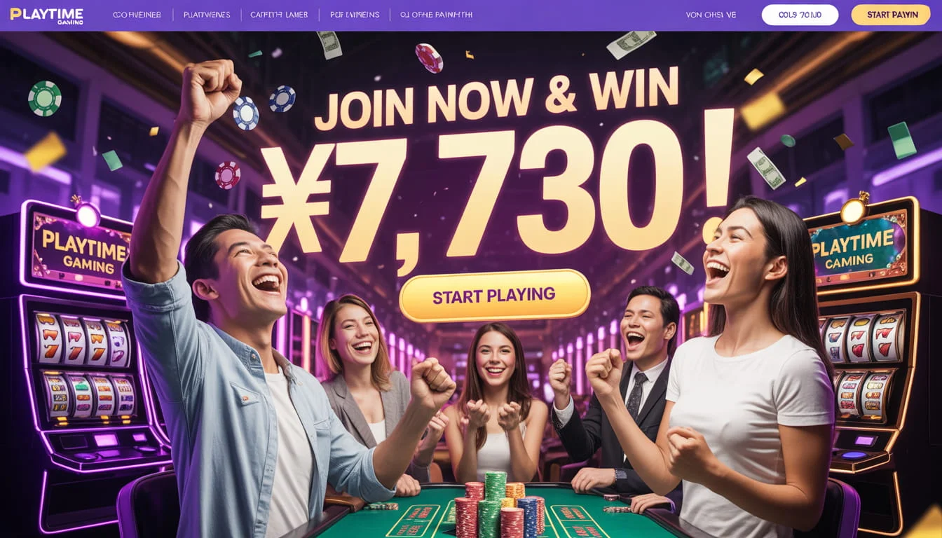 Join Playtime Gaming Philippines now for instant bonuses and premium casino games